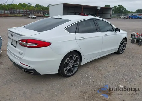 2019 Ford Fusion Titanium from USA, damaged, VIN 3FA6P0K92KR272740